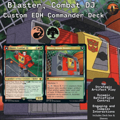 Blaster, Combat DJ - Custom EDH Commander Deck - Transformer Deck